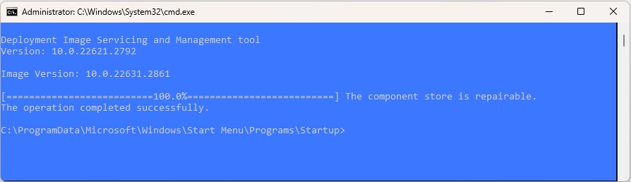 WinTools.net DISM Scan