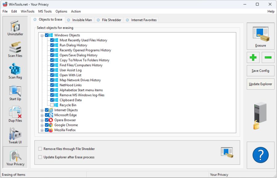 WinTools.net Objects Eraser